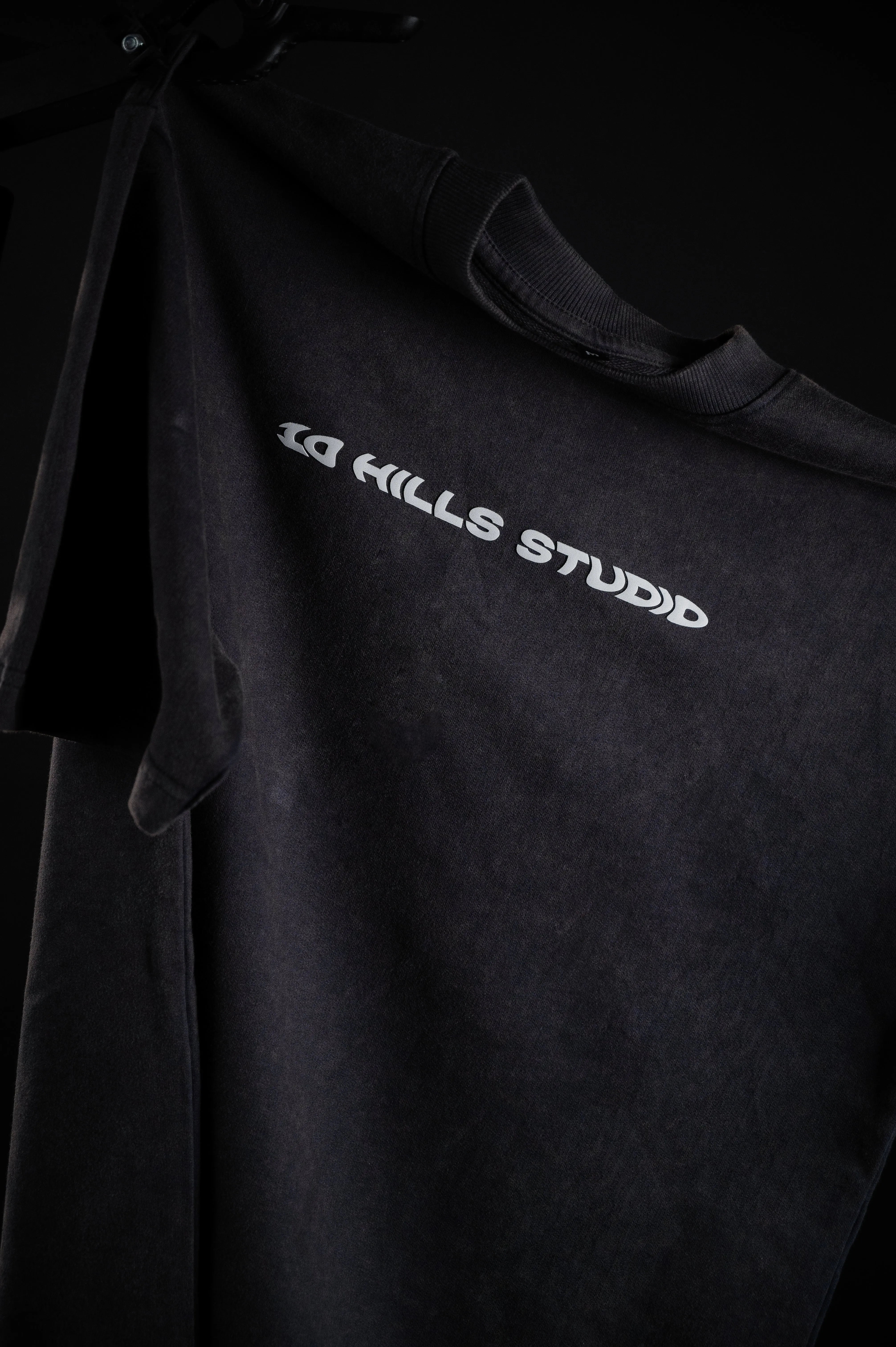 10 Hills Studio Vintage Black Logo Tee