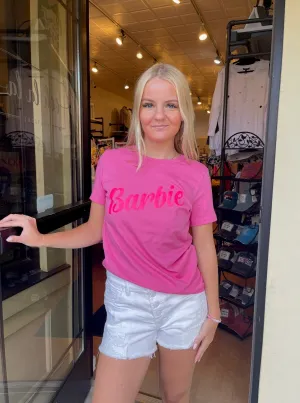 Barbie Script T-Shirt [Pink]