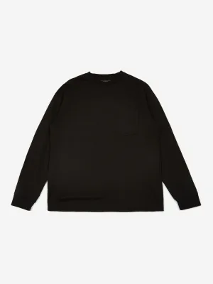 Beams Plus Long Sleeve Pocket T-Shirt 40/2 - Black