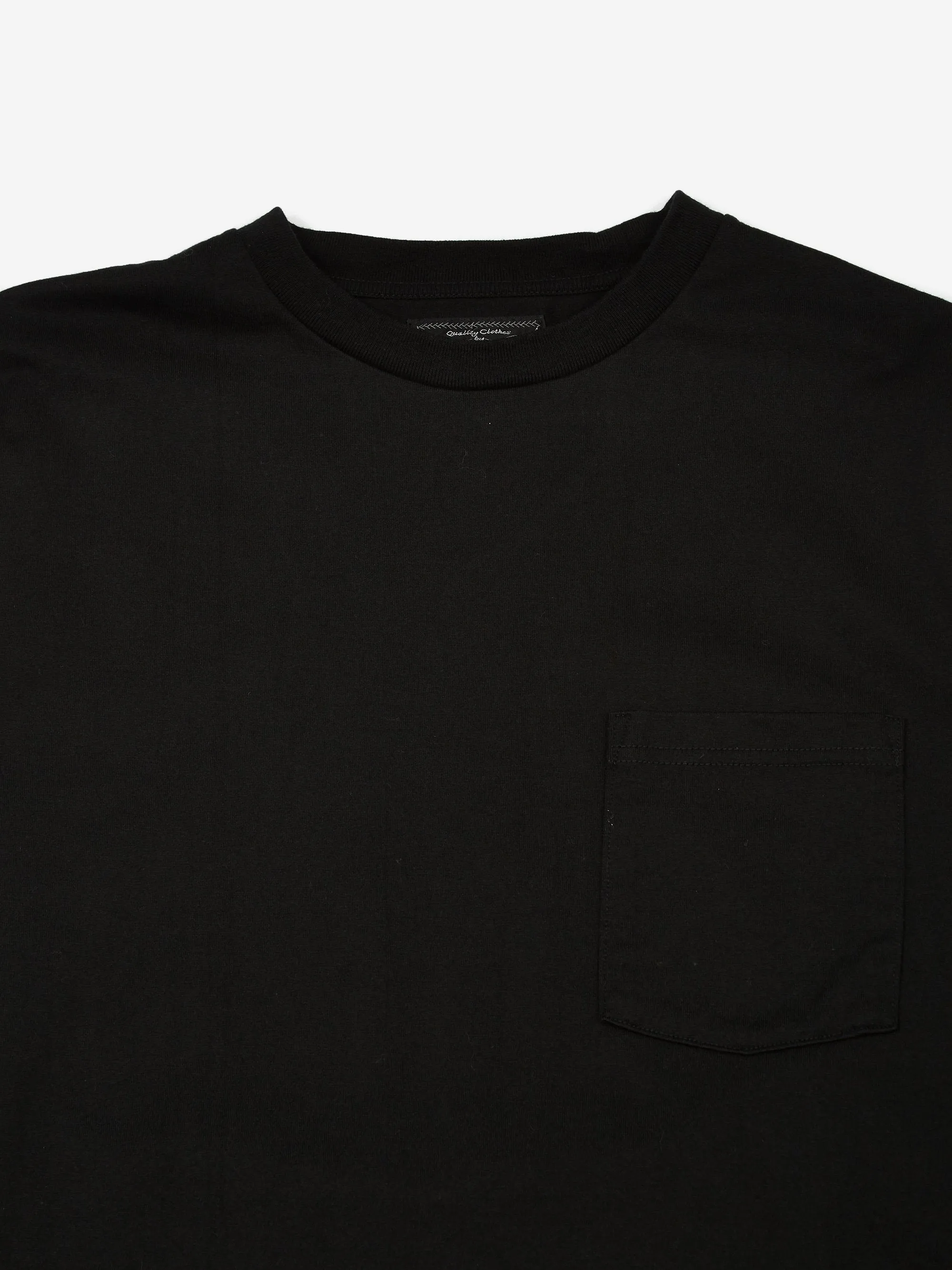 Beams Plus Long Sleeve Pocket T-Shirt 40/2 - Black