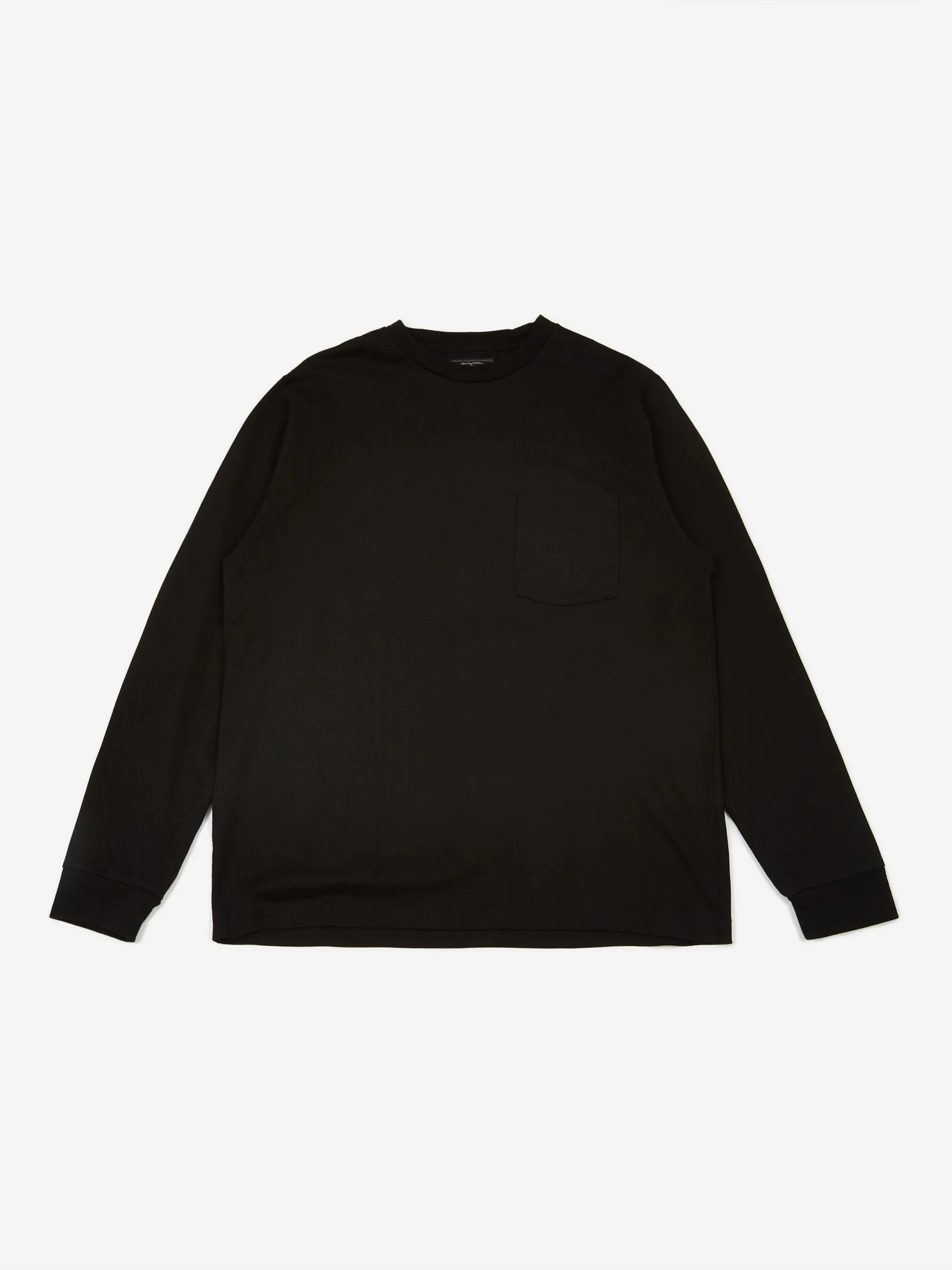 Beams Plus Long Sleeve Pocket T-Shirt 40/2 - Black
