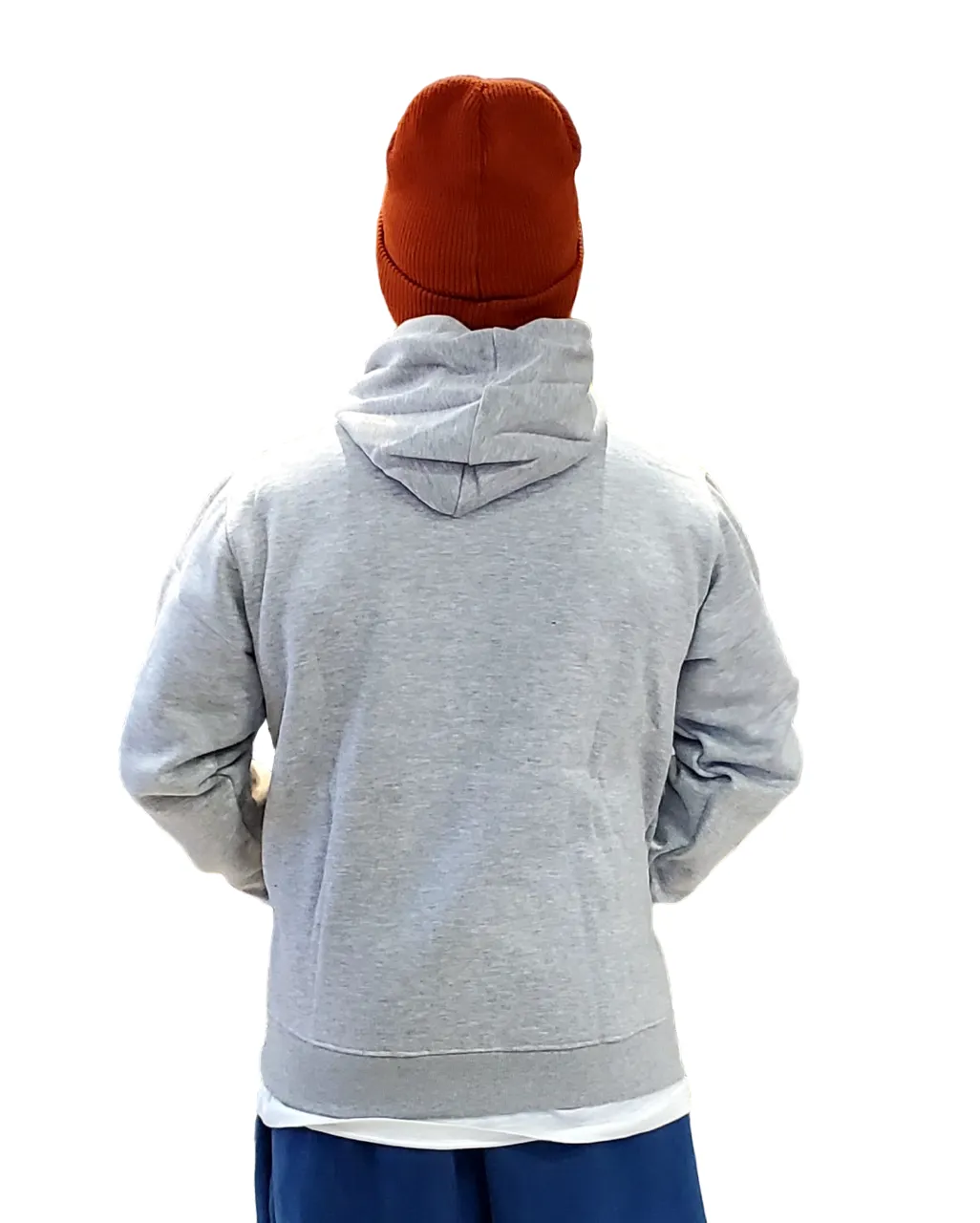Chicago Fleece Pull Over Hoodie Grey