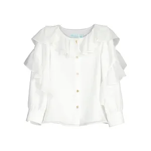 Chiffon Ruffle Blouse