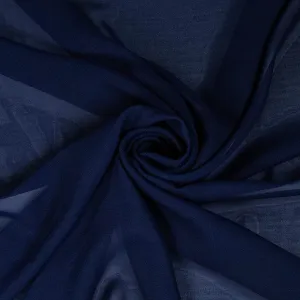 FabricLA Hi Multi Chiffon Fabric | Navy Dark