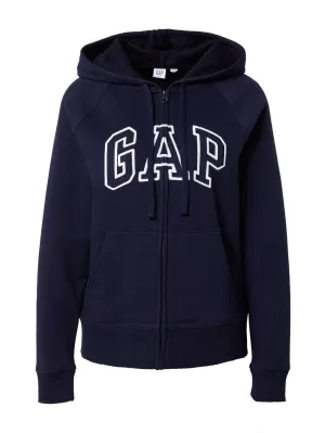 GAP zip-up sweatshirt, navy