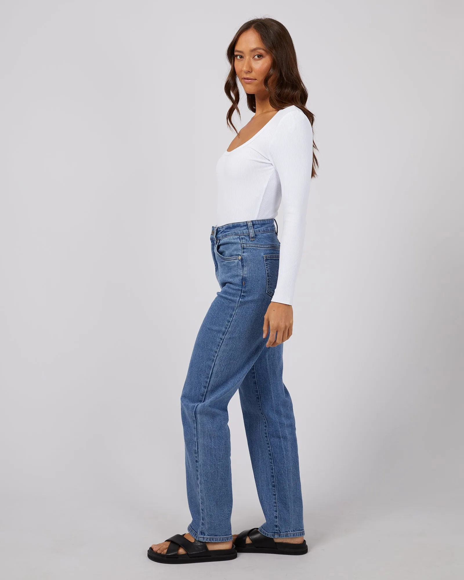 Hazel Long Sleeve White