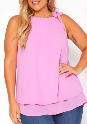 Hi Curvy Plus Size Chiffon Cami Blouse
