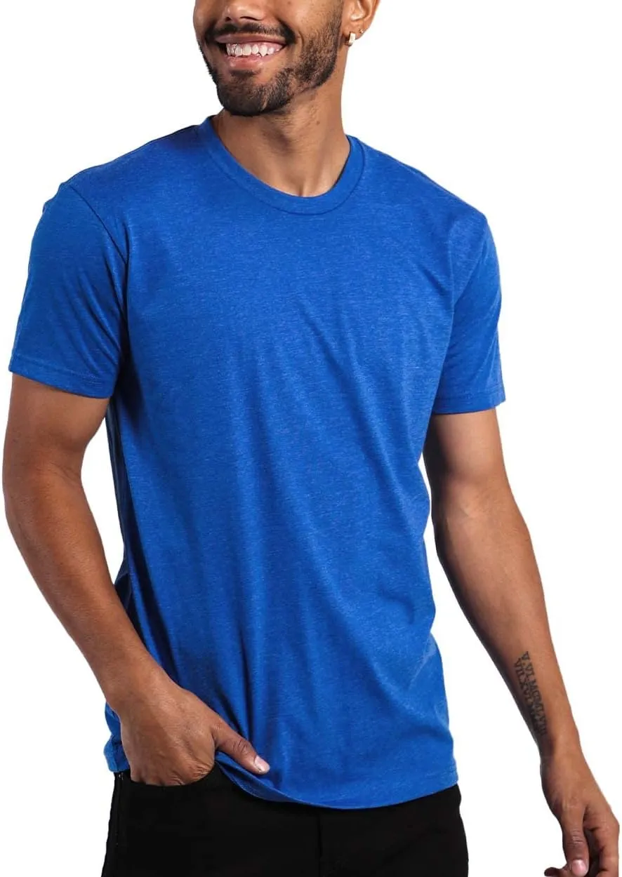 INTO THE AM Mens T Shirt Packs - Short Sleeve Crew Neck Soft Fitted Tees S - 4XL Fresh Classic Tshirts