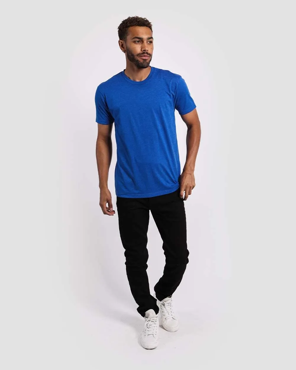 INTO THE AM Mens T Shirt Packs - Short Sleeve Crew Neck Soft Fitted Tees S - 4XL Fresh Classic Tshirts