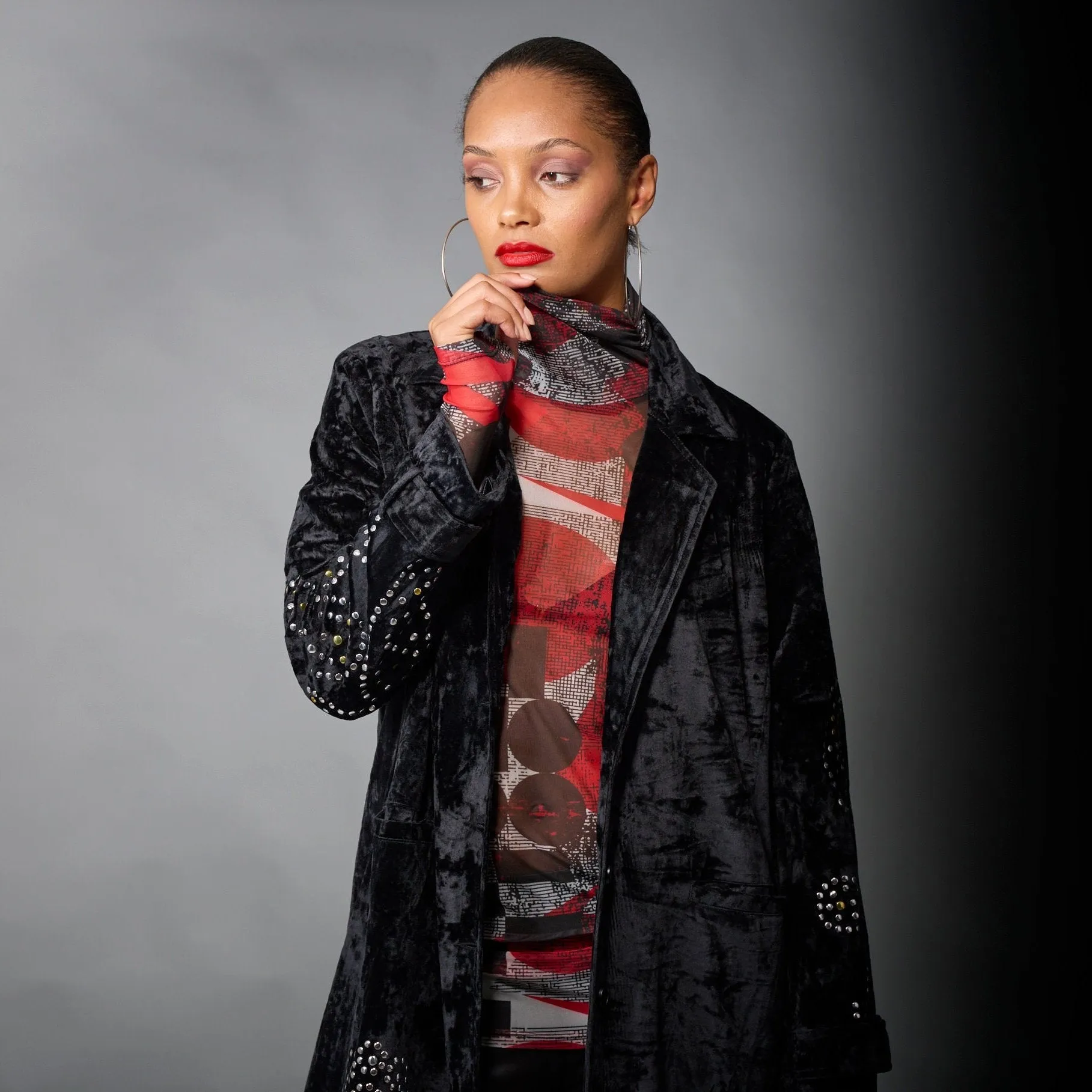 Kozan, Mesh, Max Top in Kandinsky Print