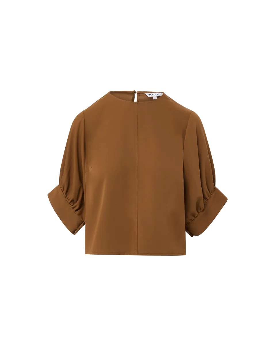 Margaret Matte Crepe Top