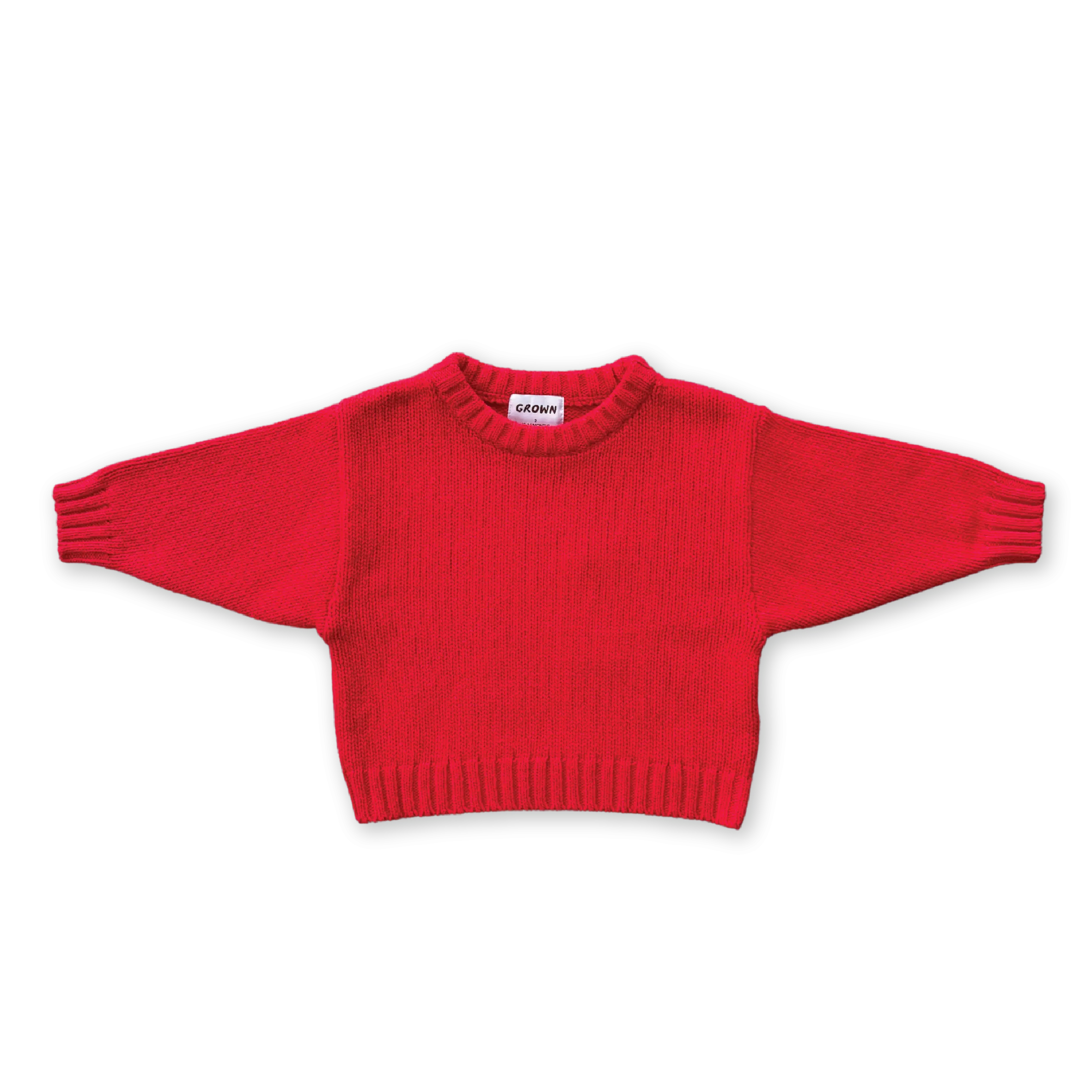 Merino Blend Everyday Pull Over - Flame