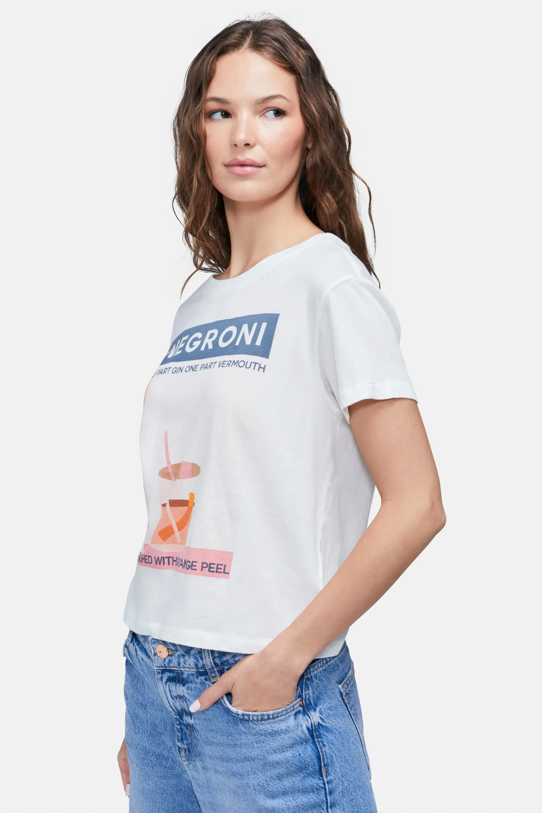 Negroni Charlie Tee | Clean White