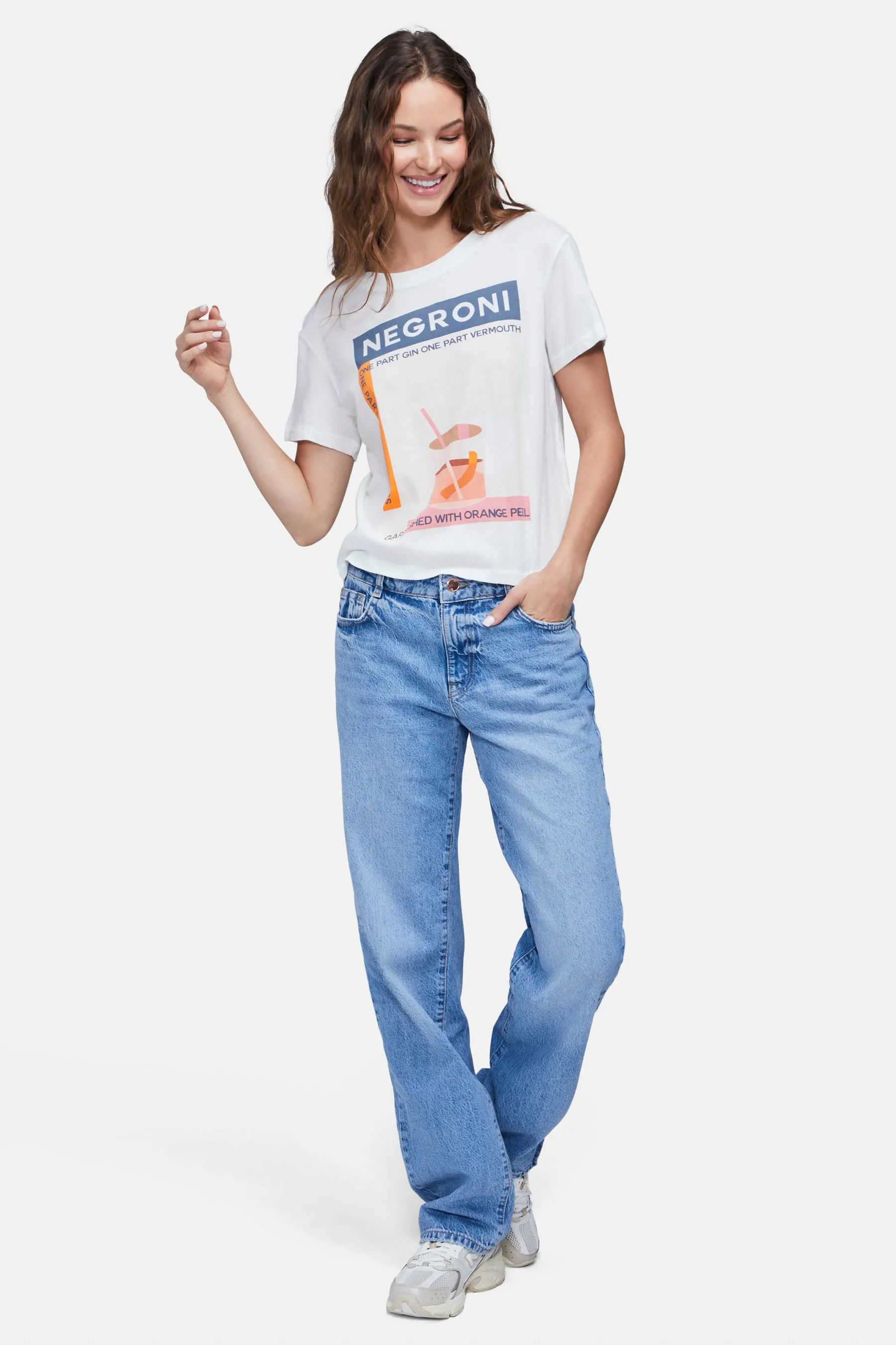 Negroni Charlie Tee | Clean White