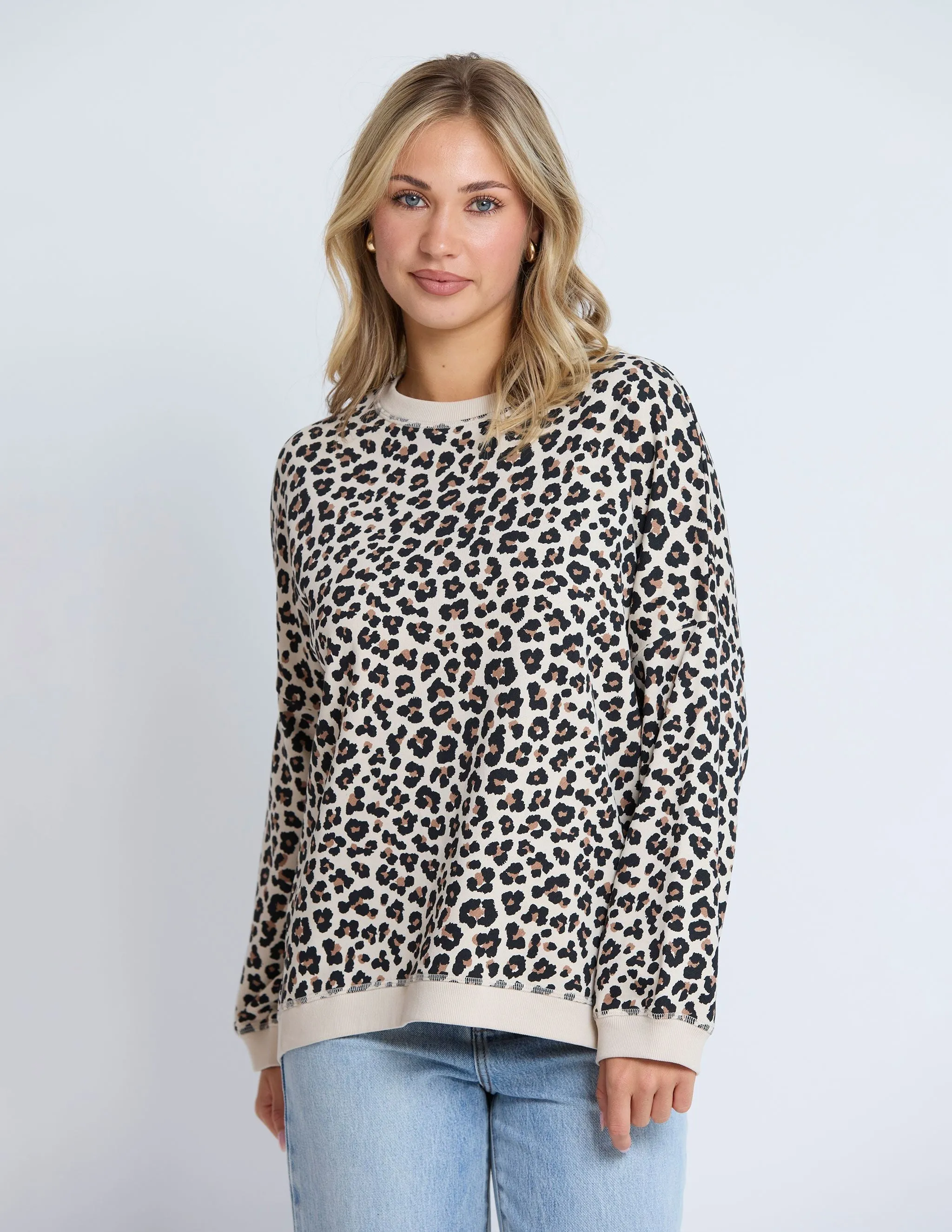Newport Sweat - Leopard