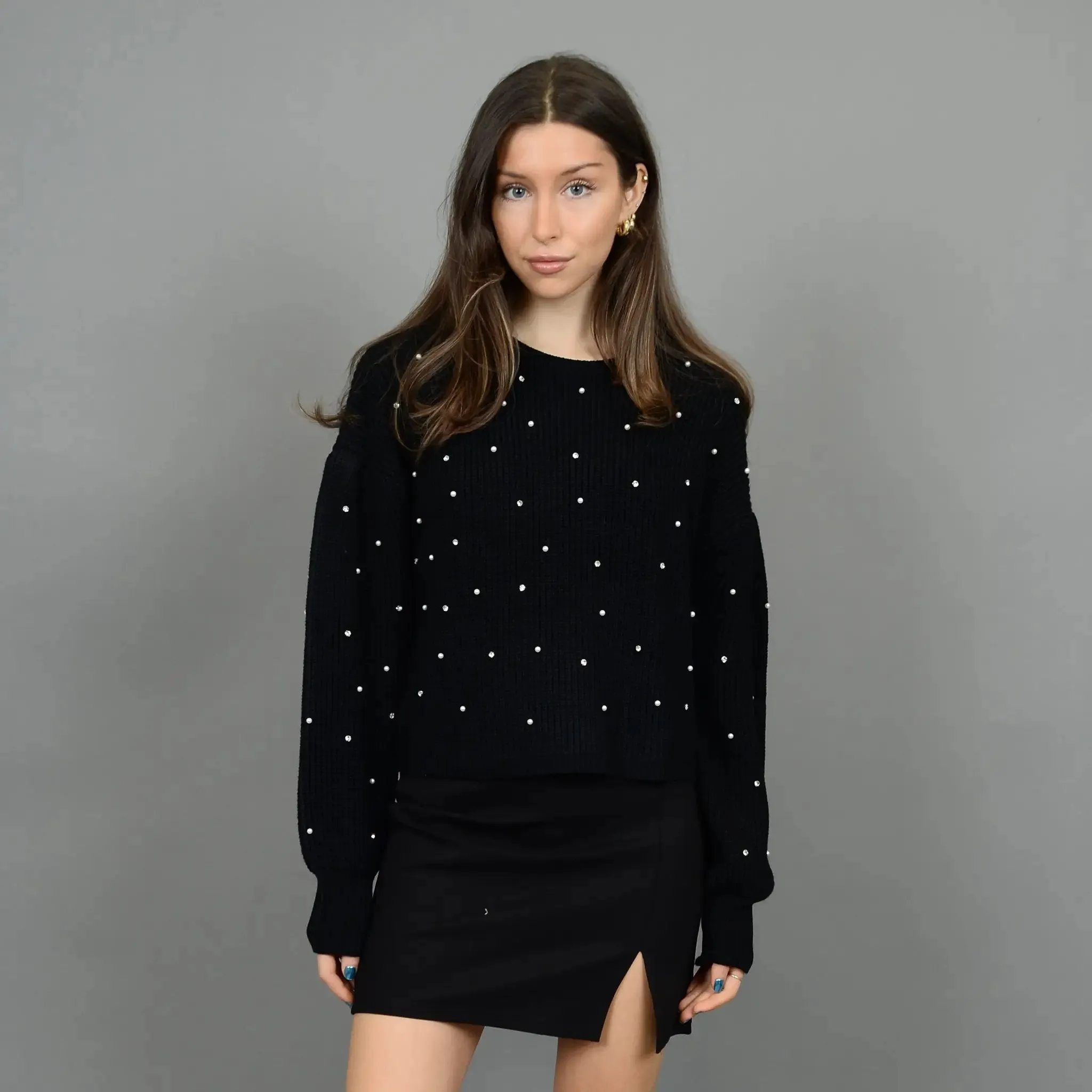 Niri Long Sleeve Pull Over Sweater