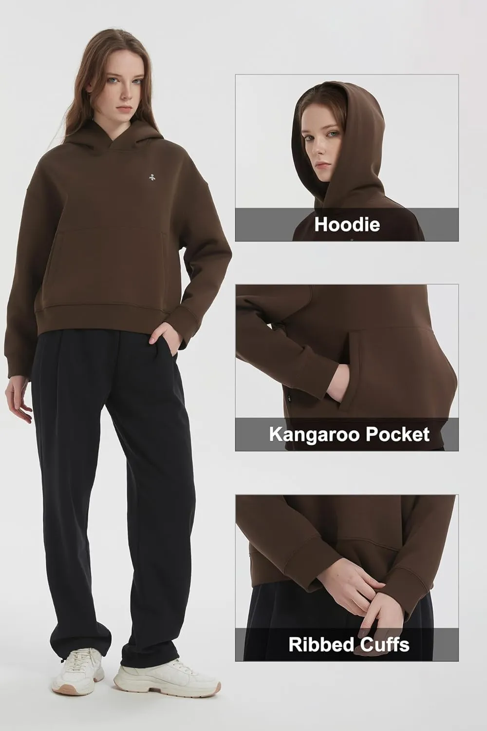 Orolay Women's Causal Hoodies Pullover Long Sleeve Basic Sweatshirt Workout Fashion Outfits with Pocket