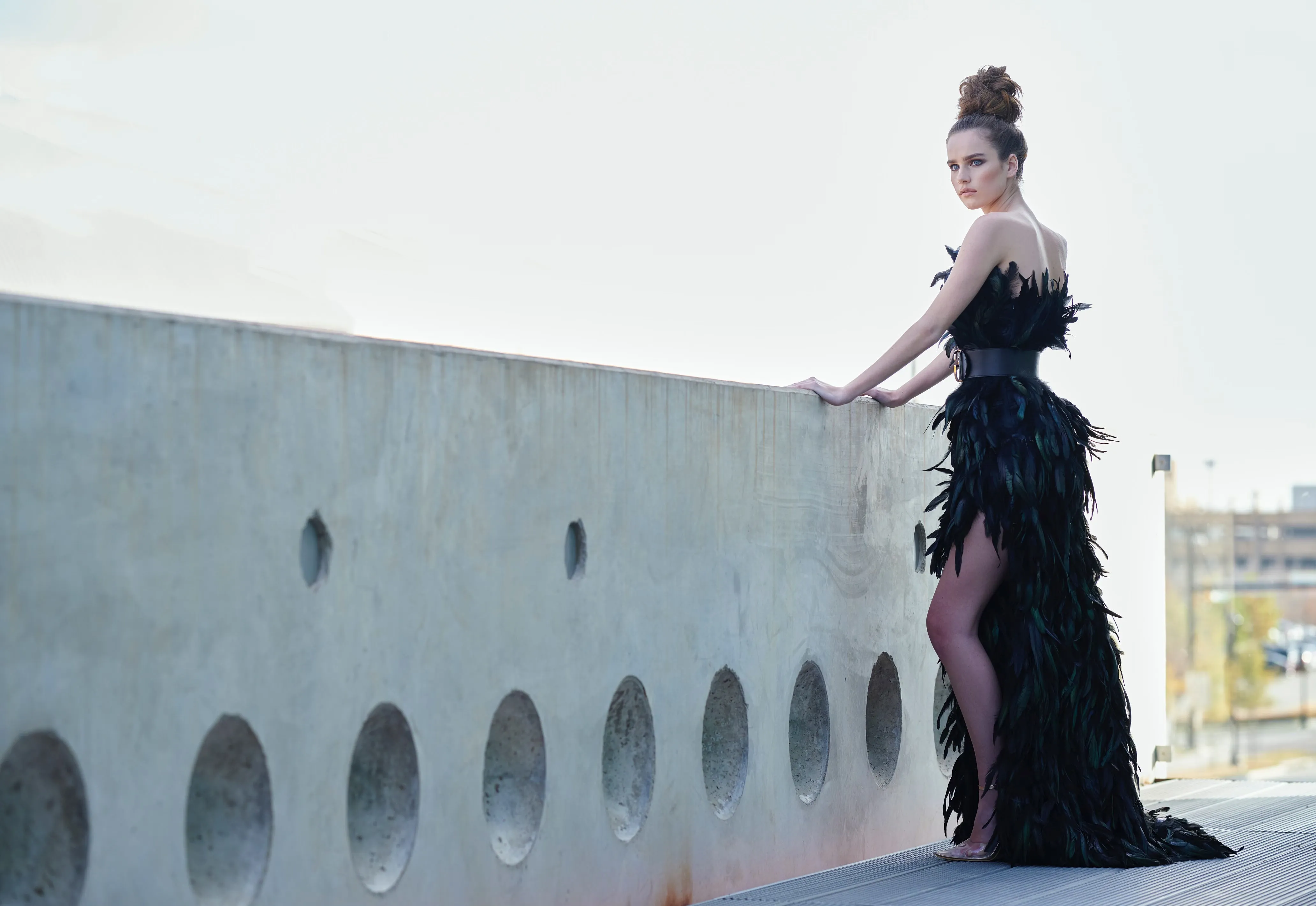 Peasant Feather Gown