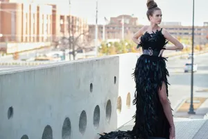 Peasant Feather Gown