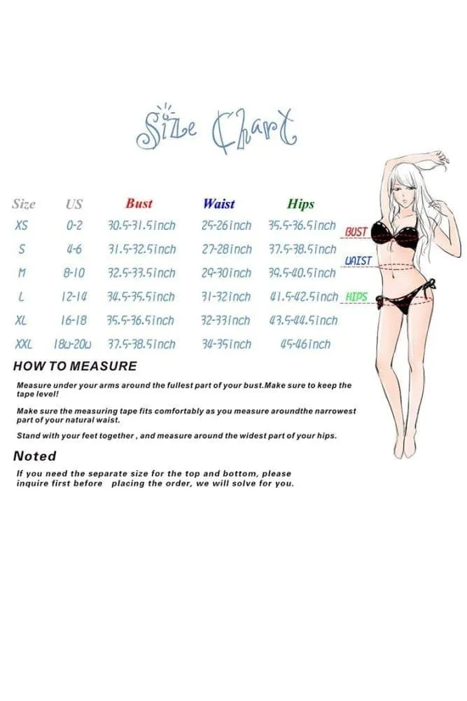Push-up Bandage Halter Bikini