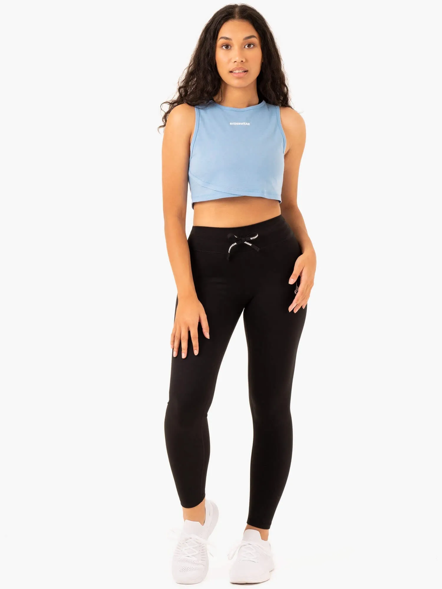 Replay Cross Over Tank - Sky Blue