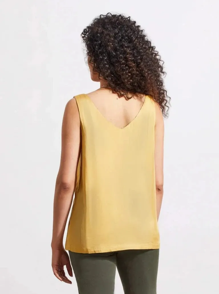 Reversible V-Neck Cami [Dijon-7265O]