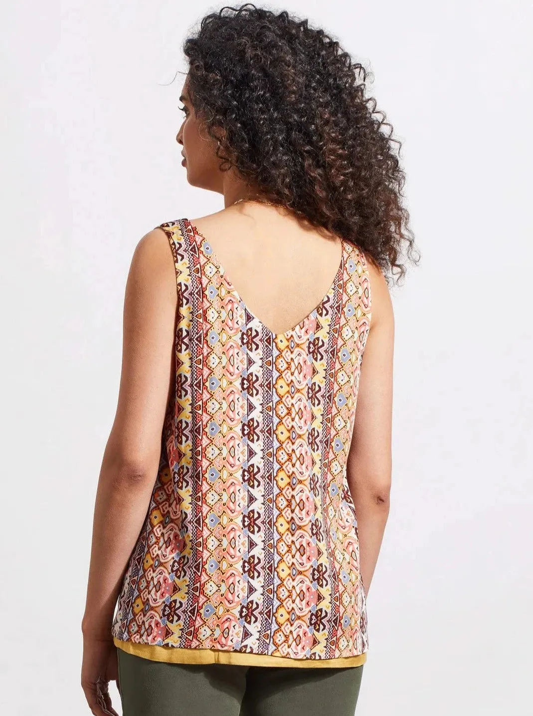Reversible V-Neck Cami [Dijon-7265O]