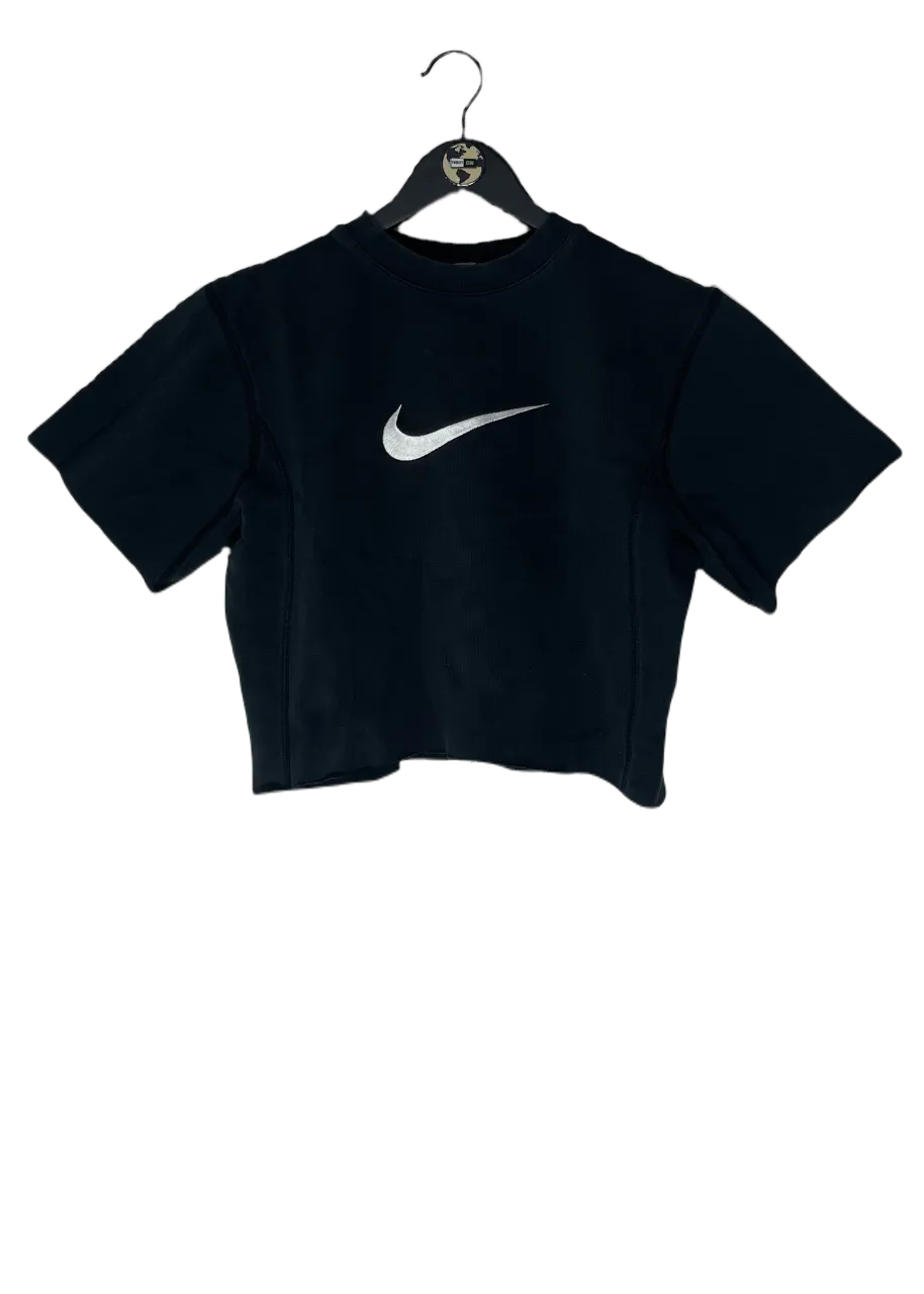 Reworked Nike Cropped Sweater Shirt S