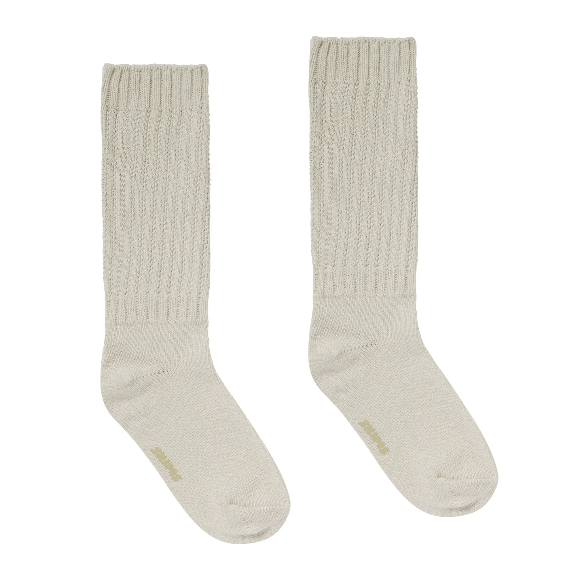 SLOUCHY CABLE SOCK | BONE