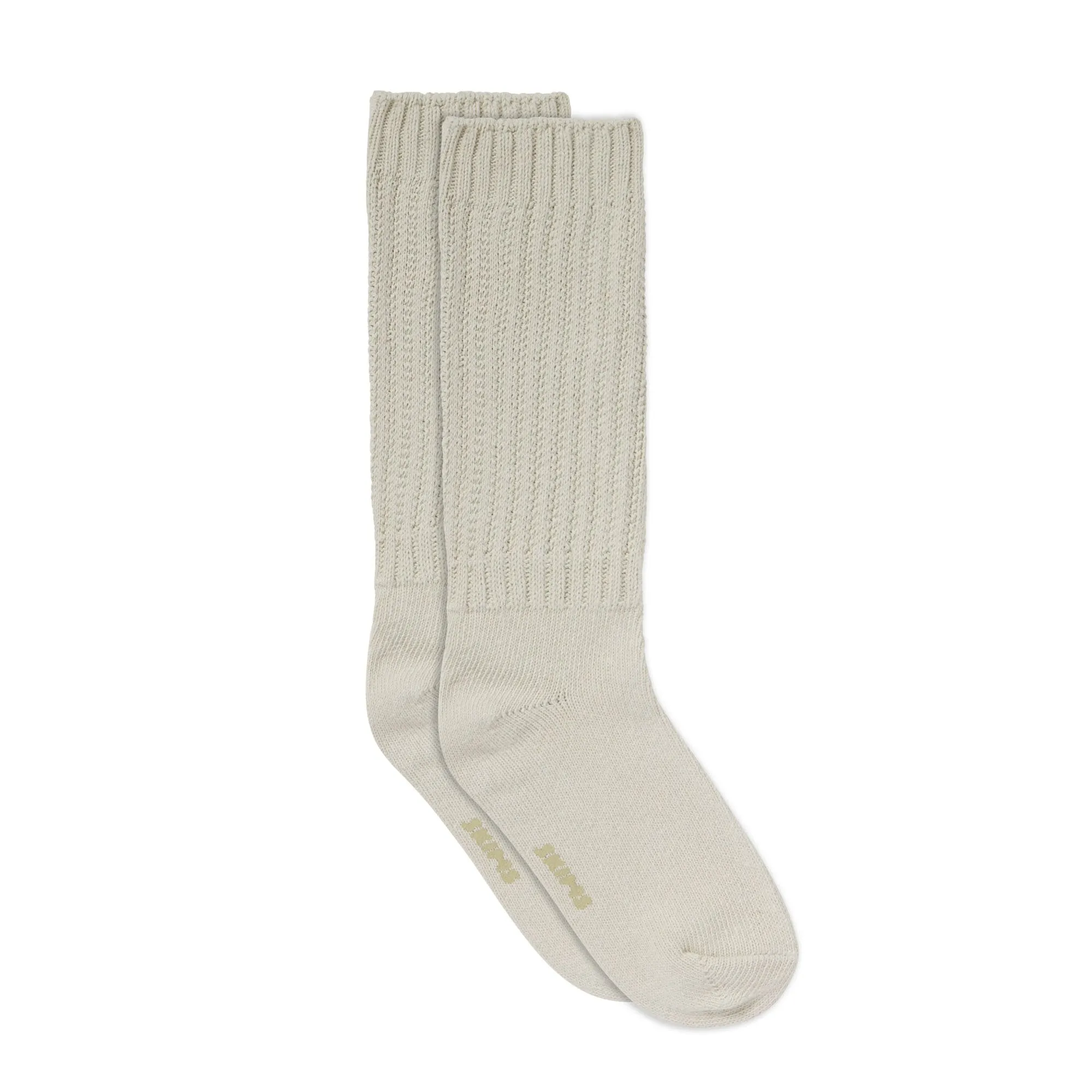 SLOUCHY CABLE SOCK | BONE