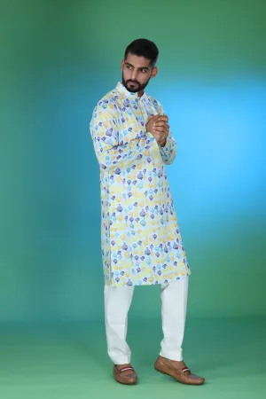 Something's Fishy - Silk Kurta