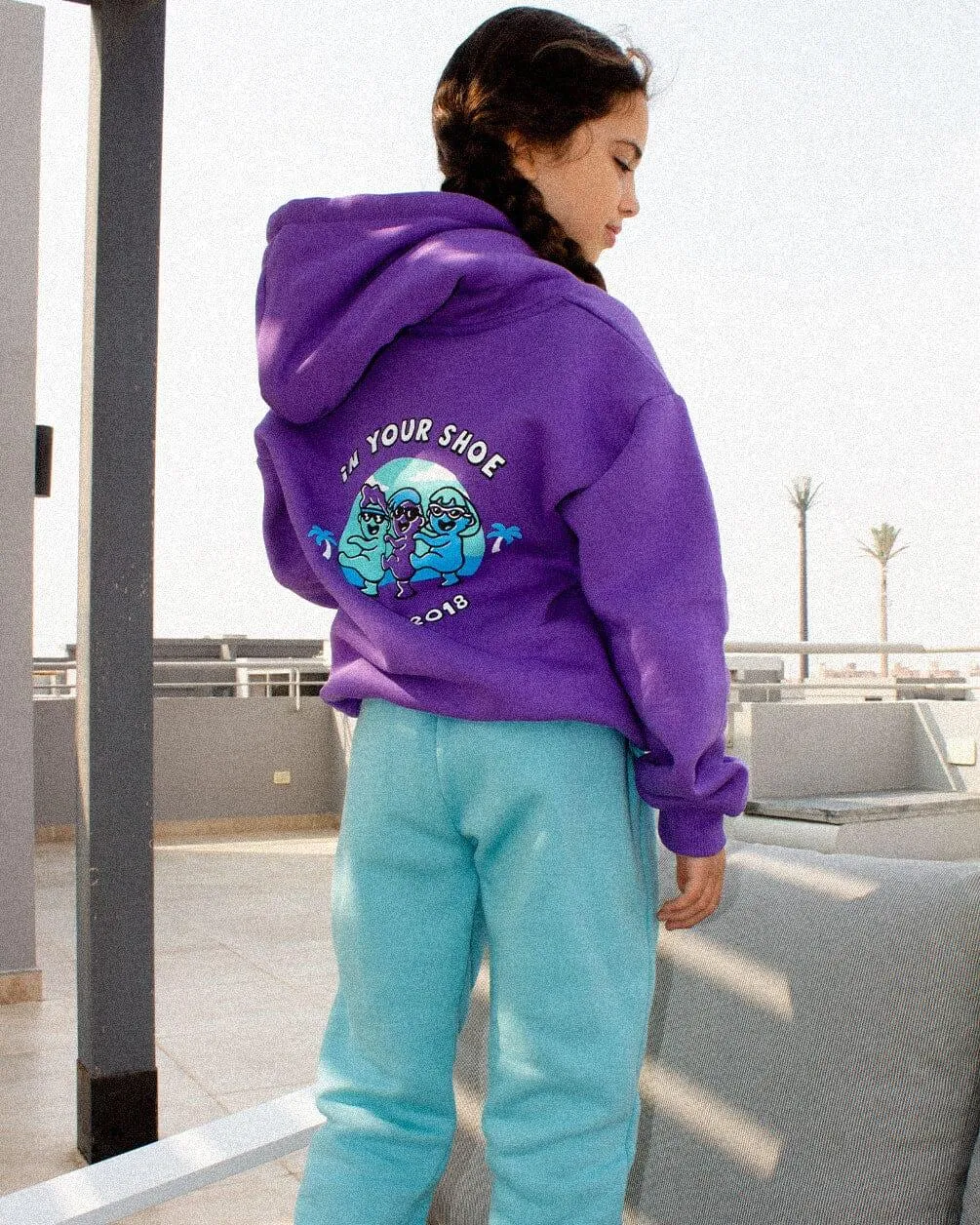 Sunny Outside Kids Zip-Up Hoodie