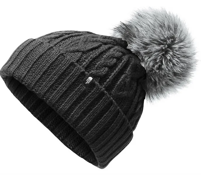 The North Face Oh Mega Fur Pom Beanie