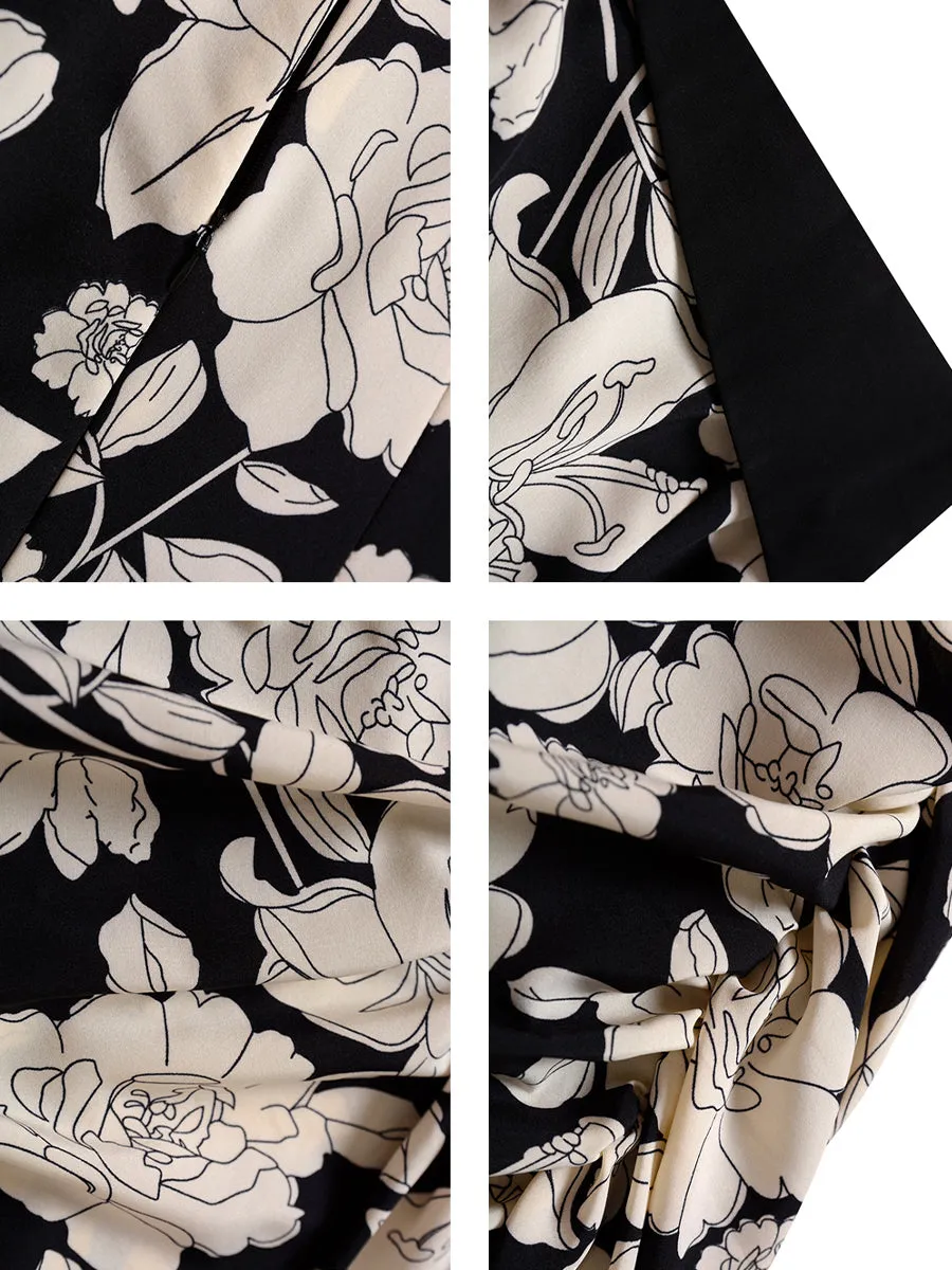 Vintage Printed Dress