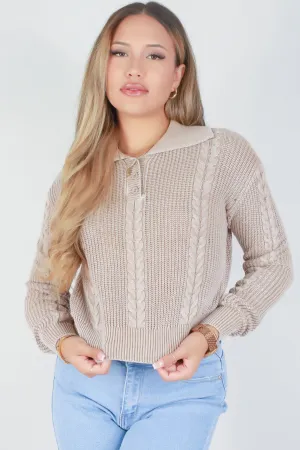 WARM UP TO ME SWEATER